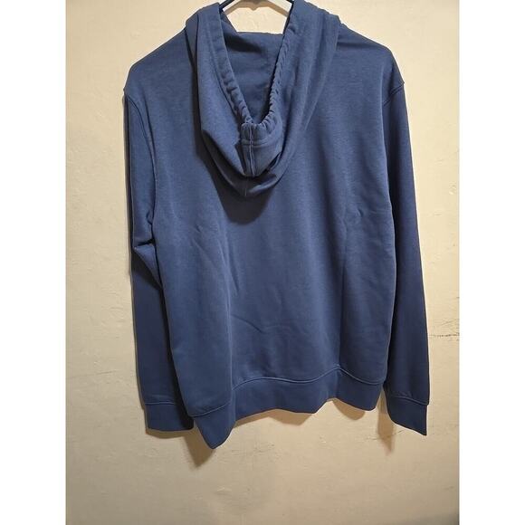 Life Is Good Fleece Hoodie Mens Sweatshirt Small Campfire Jake Guitar Blue NWT - Picture 5 of 7